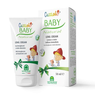 Cucciolo Baby & Mamy Natural Lenil Cream, Immediate Relief, 50 ml