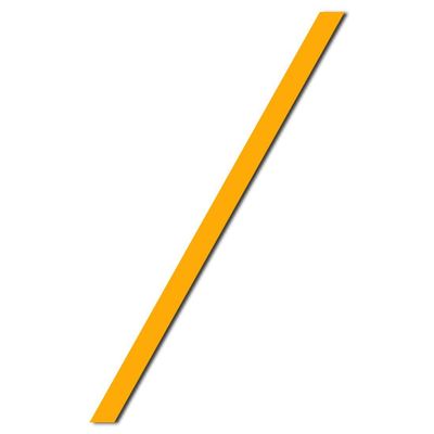 Plexiglas Numbers Green/Yellow - MT - Numbers and Special Characters - 3 mm Acrylic Glass, 20 cm, Slash in Yellow