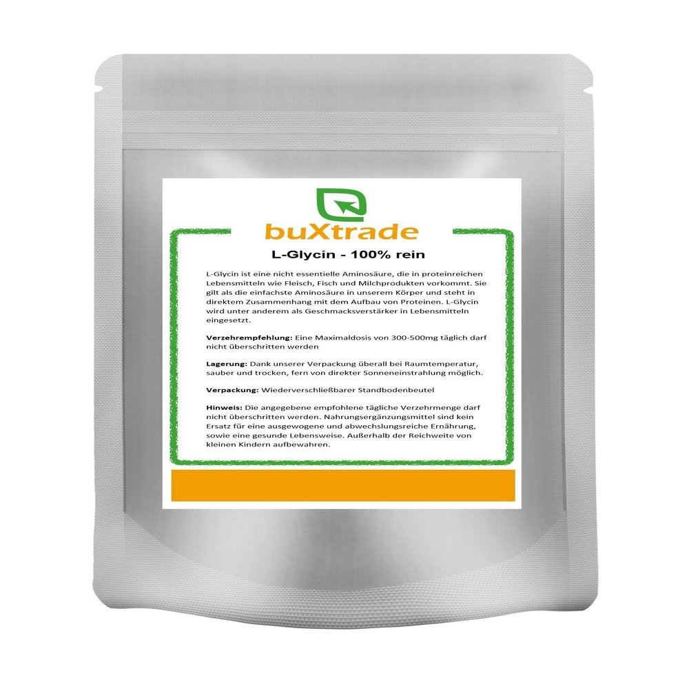 250 g Glycine | L-Glycine | Proteinogenic Amino Acid | E640 | Powder