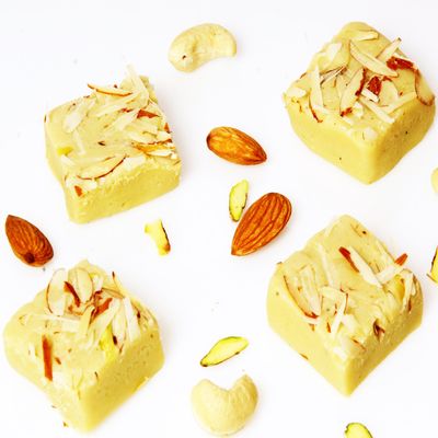 Ghasitaram Gifts Indian Sweets – Mawa Barfi (400 g)