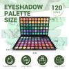 FantasyDay 120-Color Eyeshadow Palette for Long-Lasting Eye and Christmas Makeup view 4