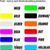INDIGOS UG Baby on Board Car Sticker 019 with Custom Name, Personalized, Approx. 20 cm view 3