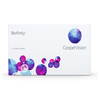 Biofinity Spheric Soft Annual Contact Lenses, 3 Lenses / BC 8.6 mm / DIA 14.0 mm / +2.00 D