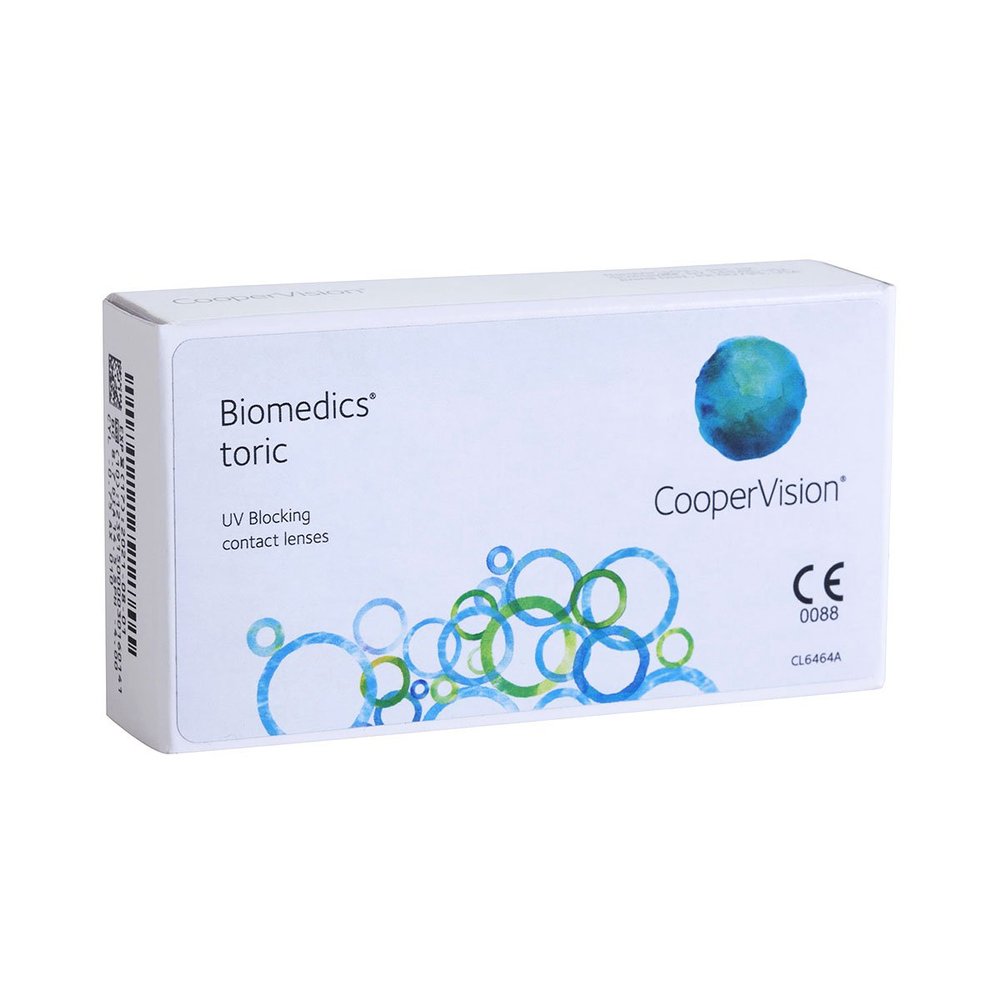 CooperVision AVAIRA Soft Toric Monthly Contact Lenses, 6 Count, BC 8.5 mm, DIA 14.5 mm, CYL -2.25, Axis 130, -9.00 D