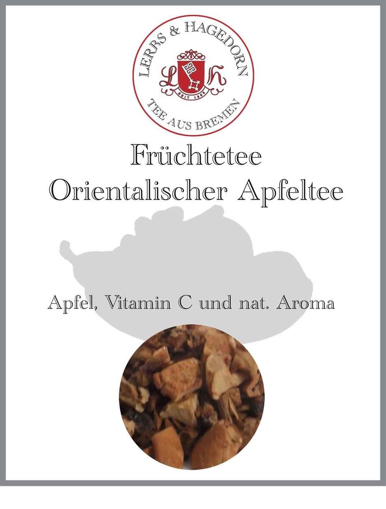 Lerbs & Hagedorn Oriental Apple Fruit Tea | 1.5 kg (approx. 122 liters)