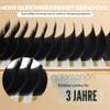 LASHVIEW Individual Lashes, 0.15 D Curl, 12 mm, 3D Natural Semi-Permanent view 3