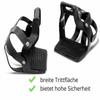AMKA Metal-Cage Stirrups with Wide Tread, Black view 2