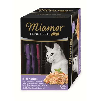 Miamor Fine Filets Mini Multibox Fine Selection 8 x 50 g | 4 x 8 x 50 g