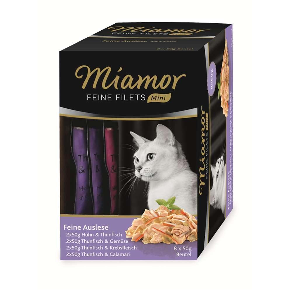 Miamor Fine Filets Mini Multibox Fine Selection 8 x 50 g | 4 x 8 x 50 g