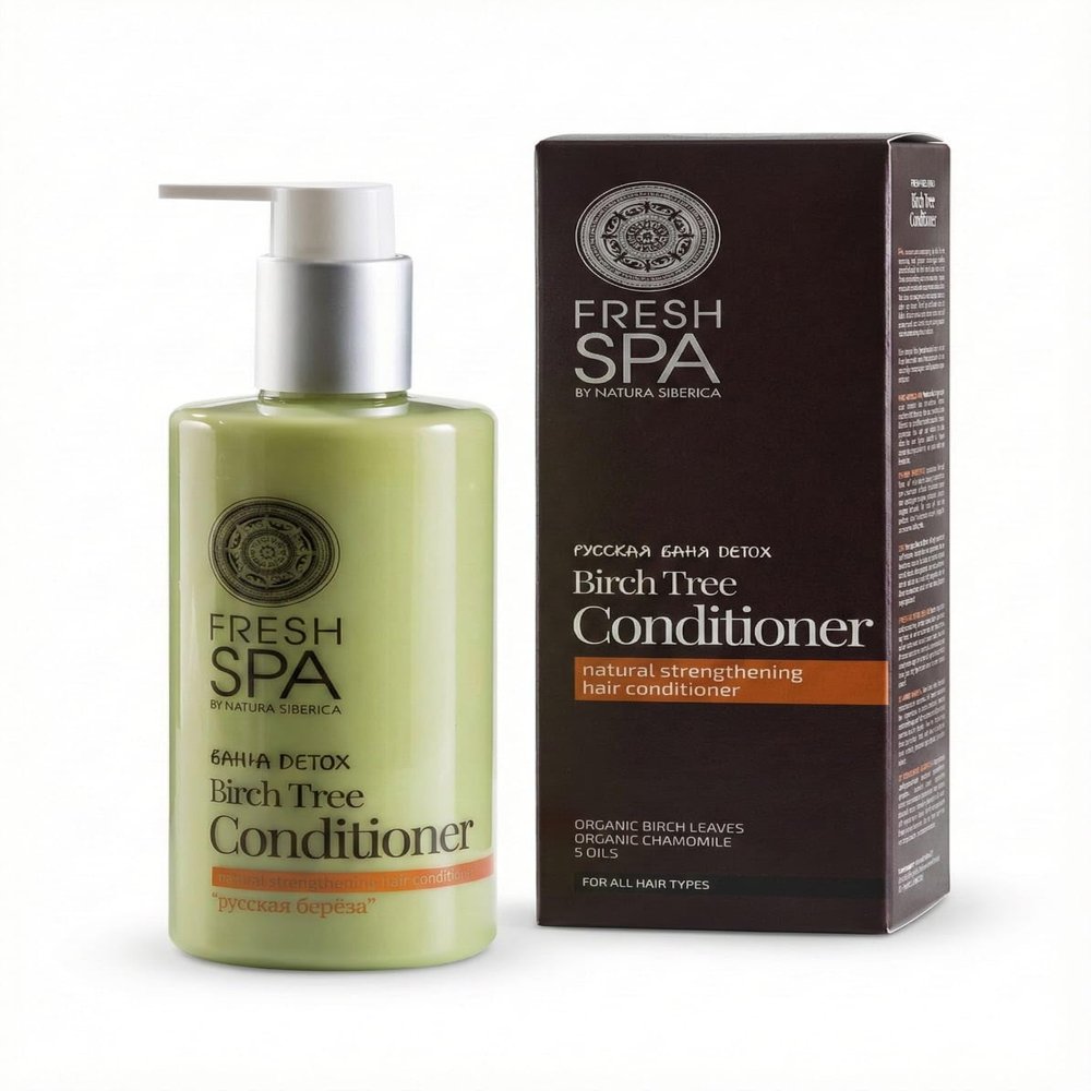 Natura Siberica Fresh Spa Russian Bania Detox Birch Tree Conditioner, 300 ml