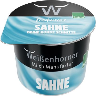 Weienhorner Milch Manufaktur Bioland FrischeCreme Cream (6 x 150 g)