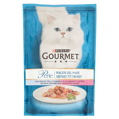 Purina Gourmet Pearl Ocean Delights Wet Cat Food, 85 g