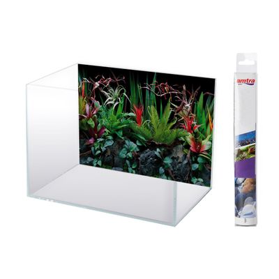 Amtra Wave A8011578 Flora Aquarium Photo Background, Double-Sided, 30 x 60 cm
