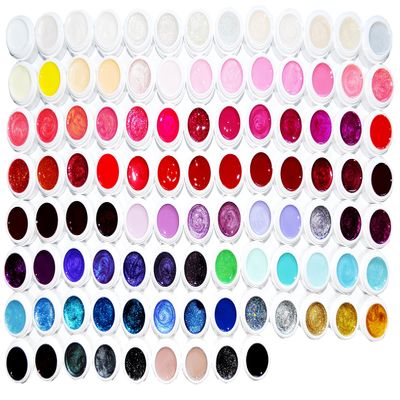 1x 5 ml KM-Nails Color Gel High Line Series, LED/UV-Curing, Pastel Yellow #14
