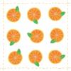 Paperproducts Design Fashion Allover Beverage Napkins, 12.7 x 12.7 cm, Orange view 1
