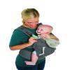 Infantino Cuddle Up Baby Carrier, Ergonomic Carrier with Teddy Bear Hood, Gray view 4