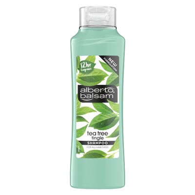 Alberto Balsam Tea Tree Tingle Refreshing Mint Shampoo, 350 mL