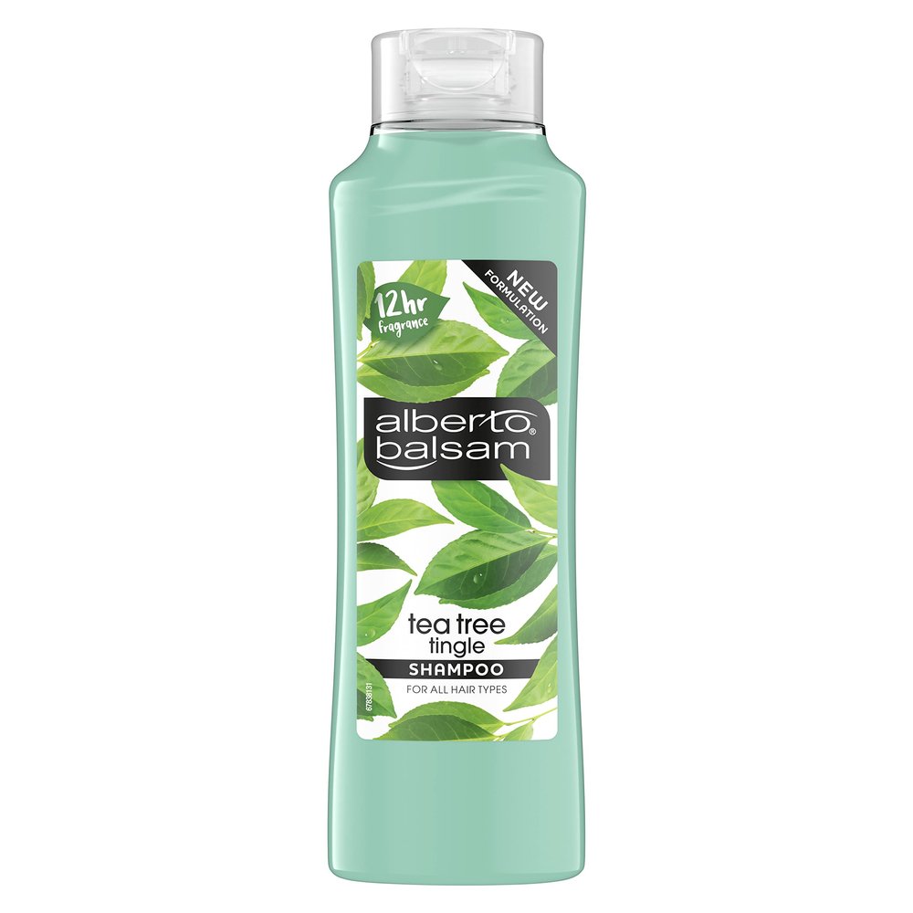 Alberto Balsam Tea Tree Tingle Refreshing Mint Shampoo, 350 mL