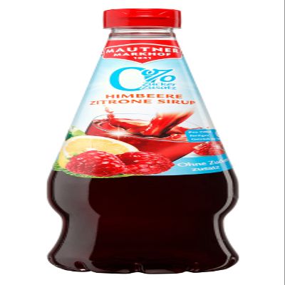 Mautner Markhof Raspberry Lemon 0% Added Sugar Syrup, 6 x 700 ml