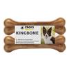 Croci King Bone Dog Chews, Beef Rawhide, 12 cm, 2-Pack view 1