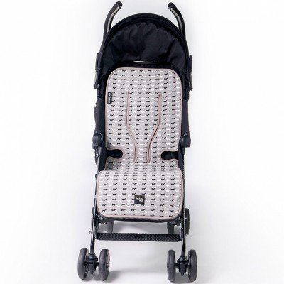 Walking Mum Walkie Universal Summer Mesh Stroller Seat Liner, Gray