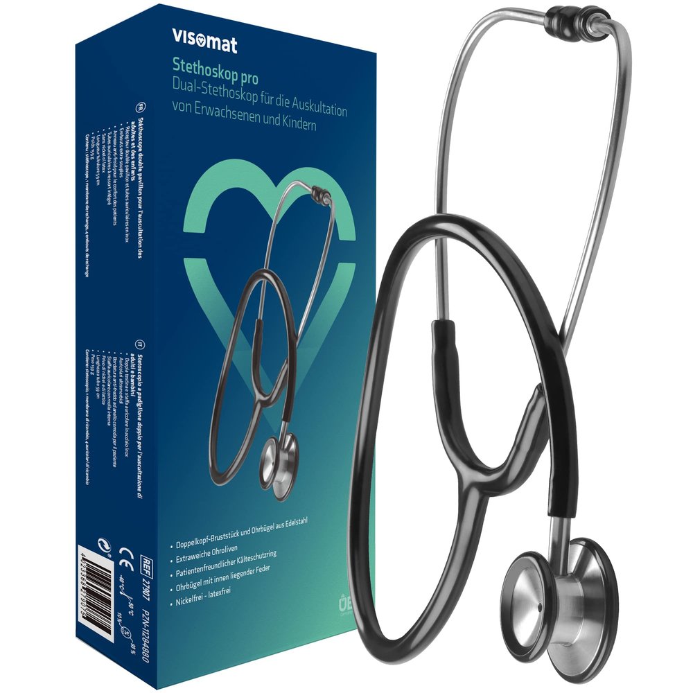 visomat Stethoscope pro - Dual-head stethoscope for auscultating adults and children, 1 pc.