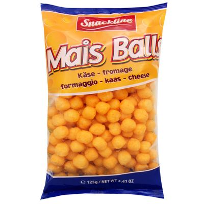 Snackline Corn Snack with Cheese Flavor, 10-Pack (10 x 125 g)
