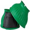 TdeT Horse Bell Boots with Hook-and-Loop Closure, Rubber, Green, XL view 1