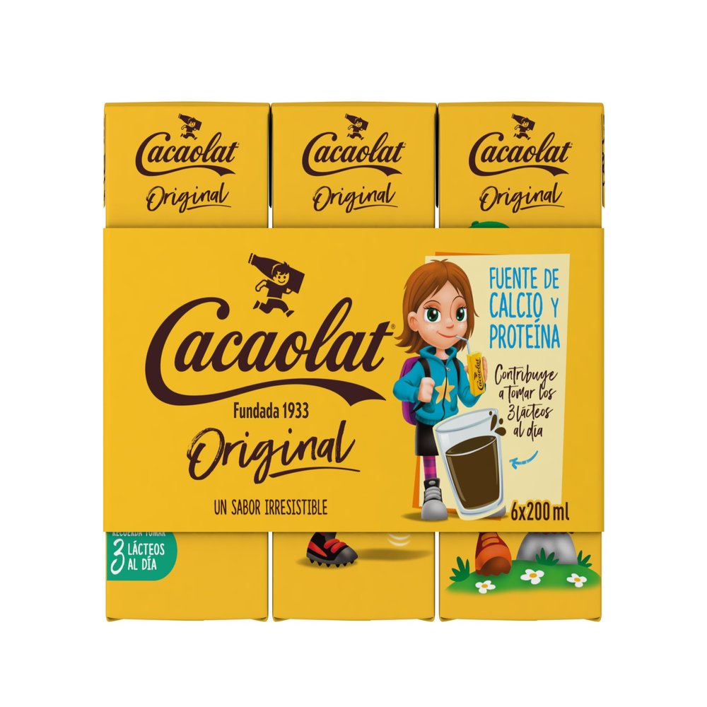 Cacaolat Cocoa Drink Mini Tetra Pak Chocolate Milk - 6 x 200 ml