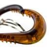 1-Pc. Open Heart Hair Clip, Approx. 9 x 7 cm, Havana Brown - Made in Germany - WeLoveBeads view 2