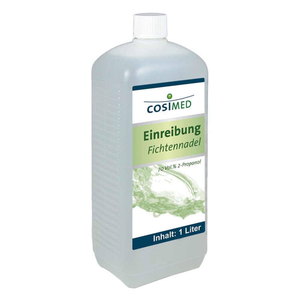 CosiMed Spruce Needle Rub, 70% by Volume, 1-Pack (1 x 1 L)