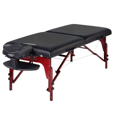Master Massage Montclair Pro 71 cm Portable Folding Massage Table, Black