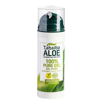 TABAIBA 100% Pure Aloe Vera Gel for Face, Hair and Body, 150 ml