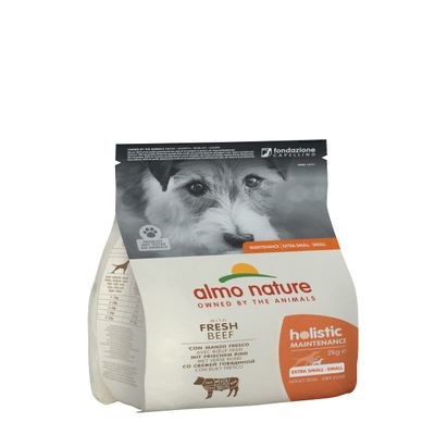 almo nature Holistic Dog Adult Small Breed Dry Food with Beef and Rice 2 kg