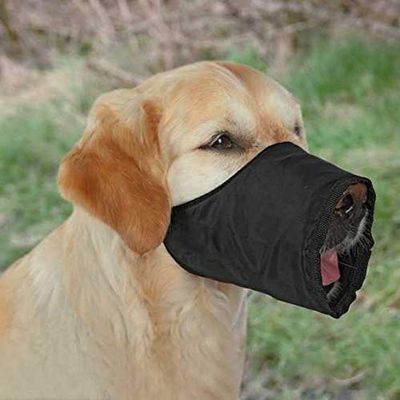 Trixie Muzzle Polyester S/M Black for Dogs