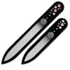Mont Bleu Set of 2 Hand-Decorated Glass Nail Files with Swarovski Elements view 1
