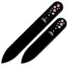 Mont Bleu Set of 2 Hand-Decorated Glass Nail Files with Swarovski Elements view 2