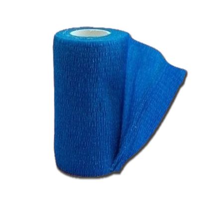 GIMA PreviTNT Cohesive Nonwoven Bandages, Blue, 10 cm x 4.5 m, Pack of 10, 34738