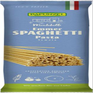 Organic Emmer Semolina Spaghetti, 2 x 500 g