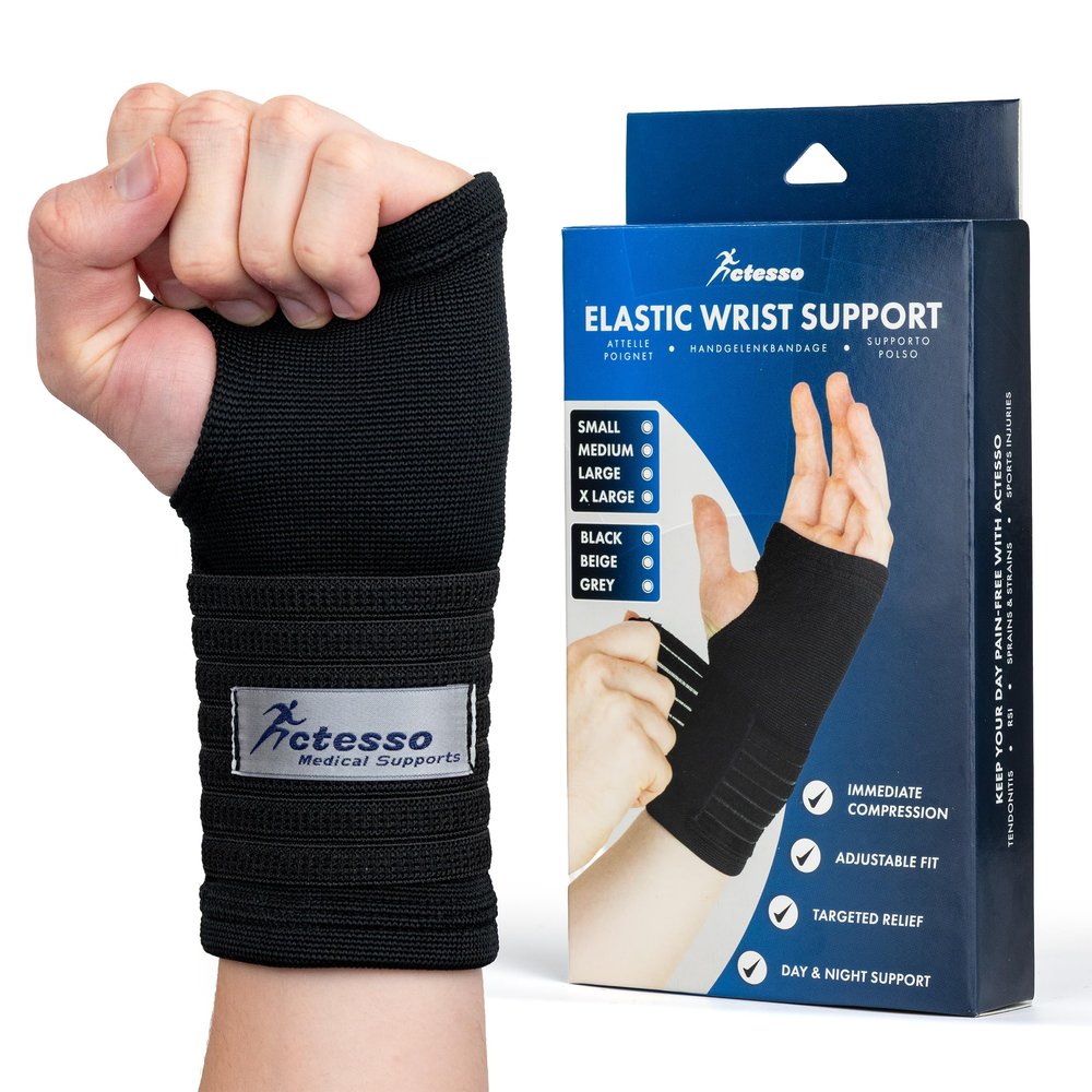 Actesso Elastic Wrist Support for Sports & Everyday Use
