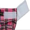 Dog Diapers for Female or Incontinent Dogs, Waterproof Fabric, S–XL, Washable Inserts, Pink Tartan view 2