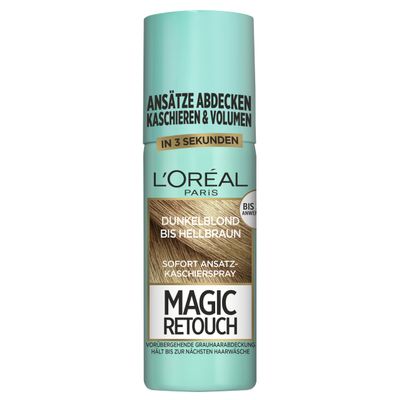 L'Oréal Paris Magic Retouch Root Concealing Spray, Dark Blonde to Light Brown, 75 ml
