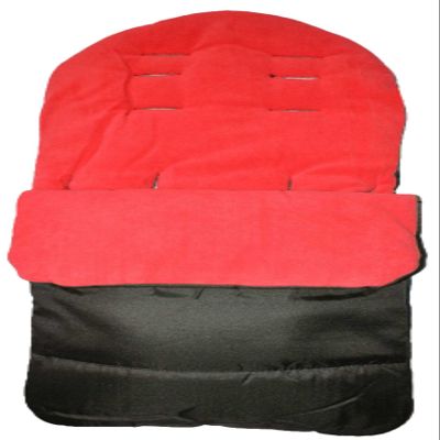 Universal Padded Stroller Footmuff, Flame Red