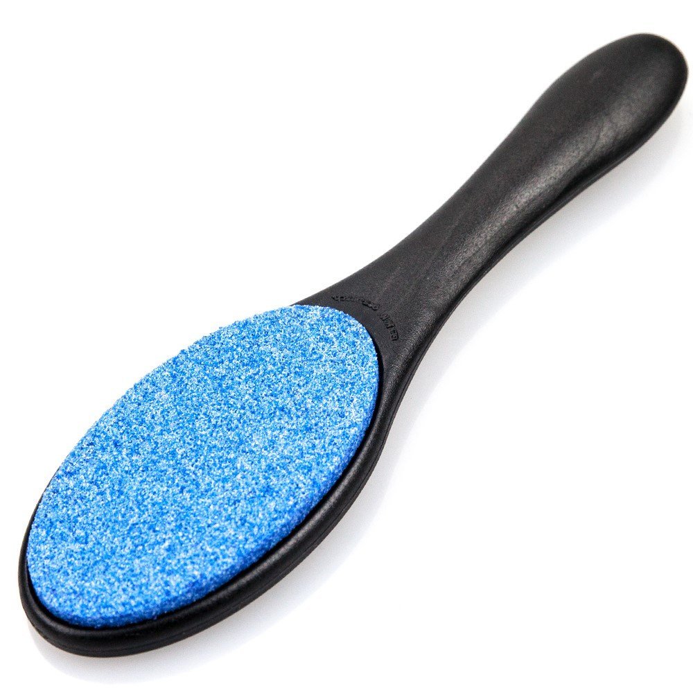 Ergo Mineral Foot File, 15.5 cm, Double-Sided, Black Handle