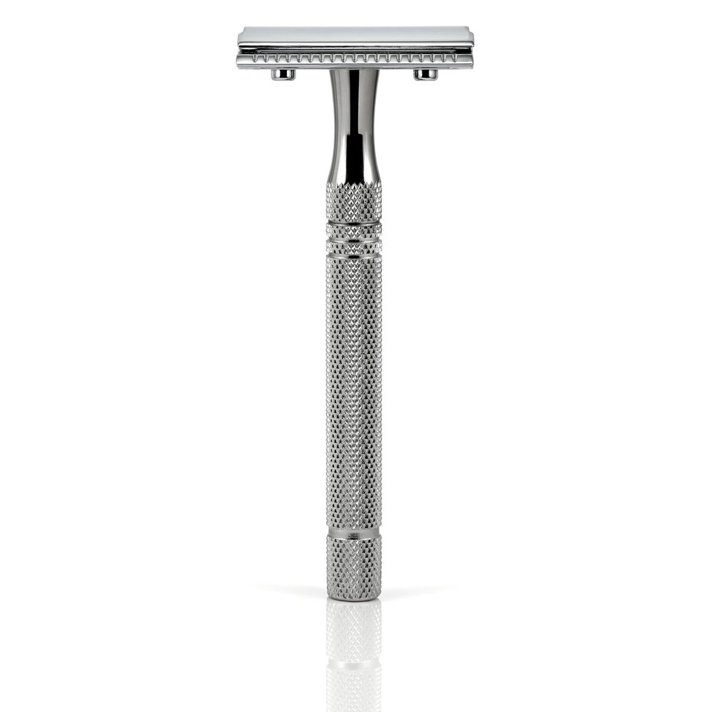 G&F TIMOR UNISEX GENTLE SHAVER Safety Razor with 100 mm Stainless Steel Handle