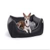 PadsForAll Dog Bed Sofa Faux Leather in 12 Colors S - XL Memory Foam view 1