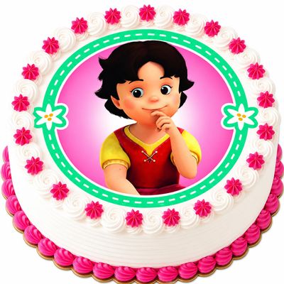 Heidi (1) Edible Cake Topper, Round, Approx. 20 cm – New, Original Packaging