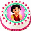 Heidi (1) Edible Cake Topper, Round, Approx. 20 cm – New, Original Packaging view 1