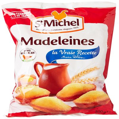 St Michel Madeleines, the Authentic Recipe, 500 g, 6 Count