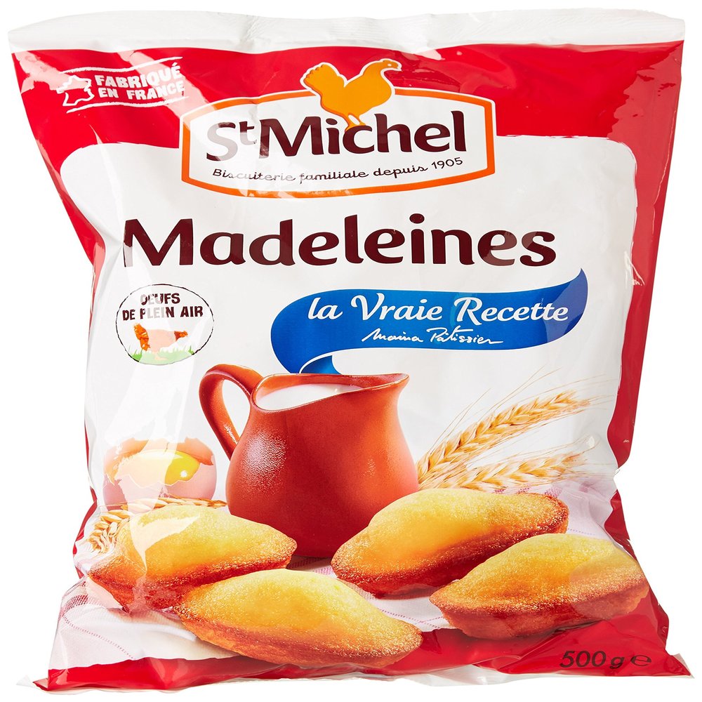 St Michel Madeleines, the Authentic Recipe, 500 g, 6 Count